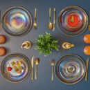 Σετ Σερβίτσιο Και Ποτήρια 6 Ατόμων 24Τμχ.