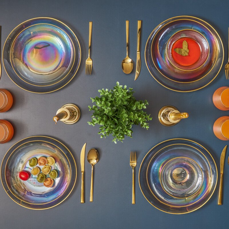 Σετ Σερβίτσιο Και Ποτήρια 6 Ατόμων 24Τμχ.