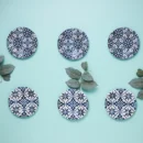 Karaca Blue Σετ 6 Πιάτα Γλυκού - 19 εκ.