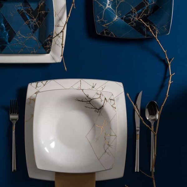 Karaca Fine Pearl Midnight Σερβίτσιο Φαγητού 12 Ατόμων 62Τμχ.