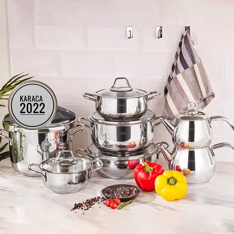 Karaca Sofia Σετ Κατσαρόλες Ανοξείδωτες 13Τμχ.