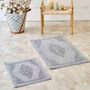 Σετ Πατάκια Μπάνιου Γκρί 2Τμχ.