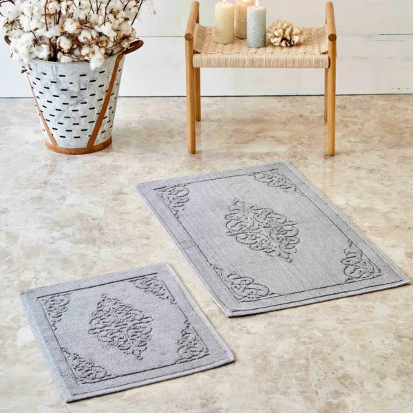 Σετ Πατάκια Μπάνιου Γκρί 2Τμχ.