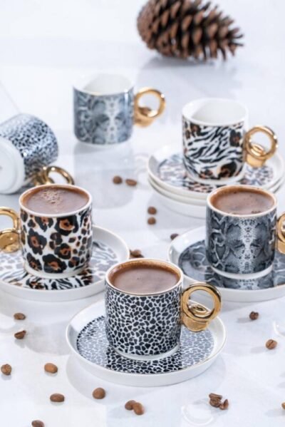 Σετ Φλυτζάνια Καφέ Aπό Πορσελάνη 6Tμχ.