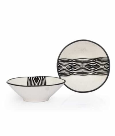 ZEBRA Πιάτο Σερβιρίσματος Με Σχέδιο 6Τμχ.