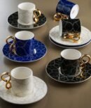 Φλυτζάνια Ελληνικού Καφέ Πορσελάνης 6Τμχ.