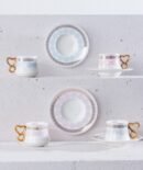 Φλυτζάνια Ελληνικού Καφέ Πορσελάνης 6Τμχ.