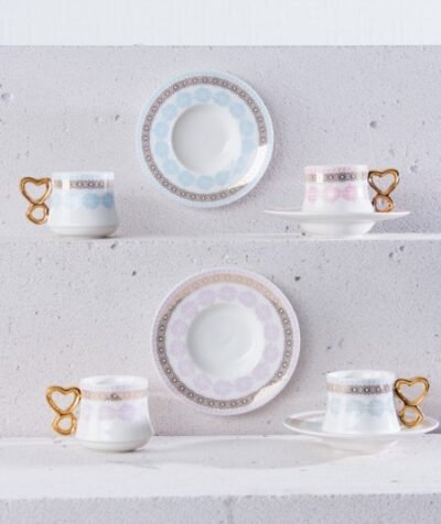 Φλυτζάνια Ελληνικού Καφέ Πορσελάνης 6Τμχ.