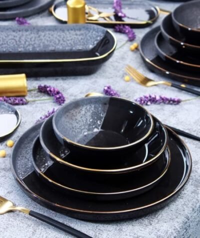 Royal Black Σετ Σερβίτσιο Για 6 Άτομα 27Τμχ.