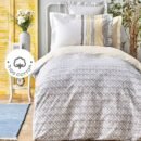 Karaca Home Adelio Σετ Παπλωματοθήκη Γκρί 100% Βαμβακερή Νεανική