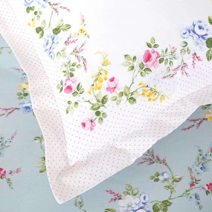 Σετ Παπλωματοθήκη Διπλή100% Βαμβακερή