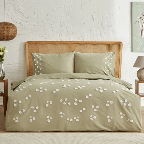 Karaca Home Lily Σετ Παπλωματοθήκη - Διπλό Κρεμάτι 100% Βαμβάκι