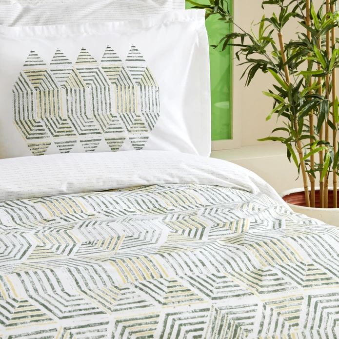 Karaca Home Jenik 100% Cotton Σετ Σεντόνι & Παπλωματοθήκη - Διπλό Κρεβάτι - Image 3