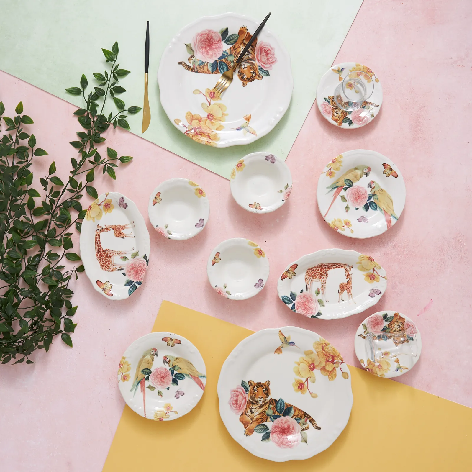 Karaca Μαδαγασκάρη Σετ Πρωινού 6 Ατόμων 26 Τμχ