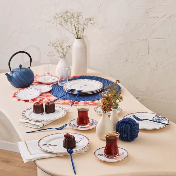 Karaca Nakkas Σερβίτσιο 6 Ατόμων - 24 Τεμάχια - Image 3