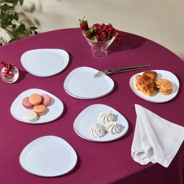 Karaca Pure Σετ 6 Πιατάκια Πάστας - 17 εκ.