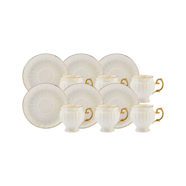 Karaca Kehribar Σετ 6 Φλυτζάνια Καφέ 110 ml