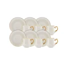 Karaca Lal Σετ 6 Φλυτζάνια Καφέ 100 ml