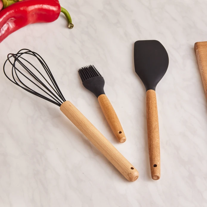 Karaca Burby Wood Σετ Εργαλεία Μαγειρικής 14 τεμάχια - Image 6