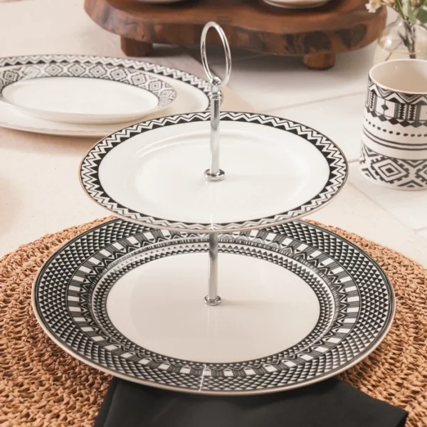 Karaca Silk Road Διπλή Πιατέλα Σερβιρίσματος