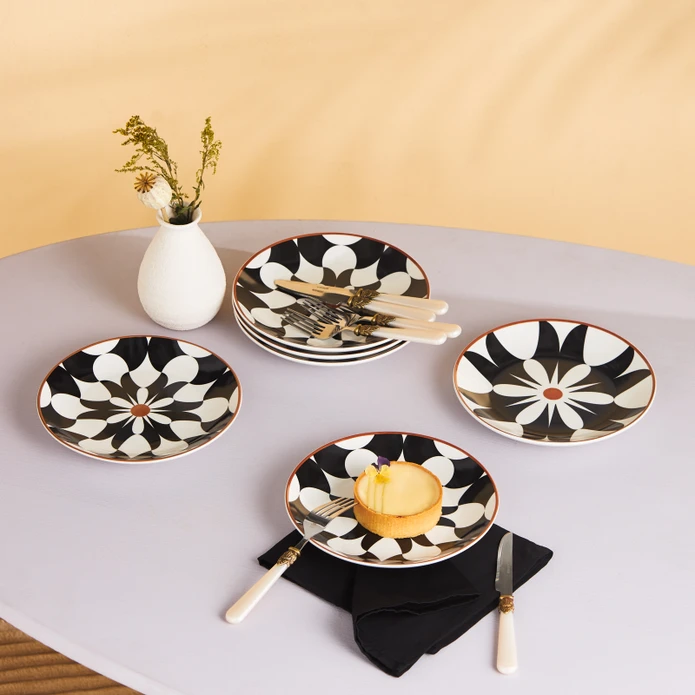 Karaca Silvia Σετ 6 Πιατάκια Πάστας - 19 εκ.