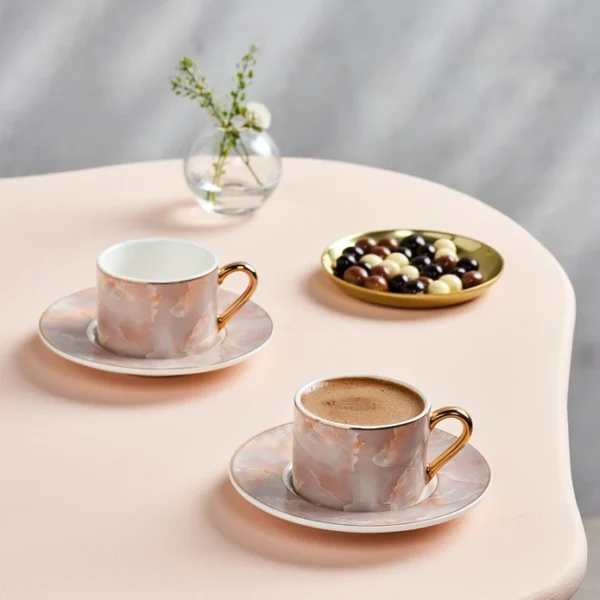 Karaca Marbo Σετ 2 Φλυτζάνια - 100 ml