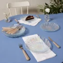 Karaca Madison Σετ 6 Γυάλινα Πιάτα Πάστας - 21 εκ.