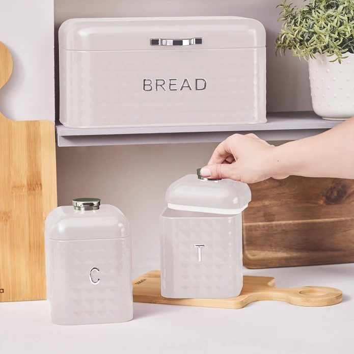 Karaca Elmas Δοχείο Ψωμιού + Δώρο 2 Βάζα Αποθήκευσης - Image 4