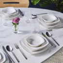 Karaca Square Bone Farah Σερβίτσιο 6 Ατόμων - 24 Τεμάχια