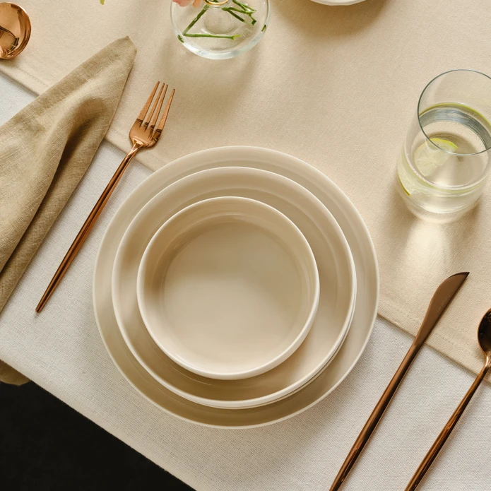 Karaca Earth Collection Finesse Beige Σερβίτσιο 6 Ατόμων - 24 Τεμάχια - Image 3