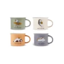 Karaca Animal Σετ 4 Κούπες