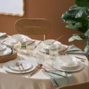 Karaca Elegance Bone Edera Σερβίτσιο 6 Ατόμων - 24 Τεμάχια