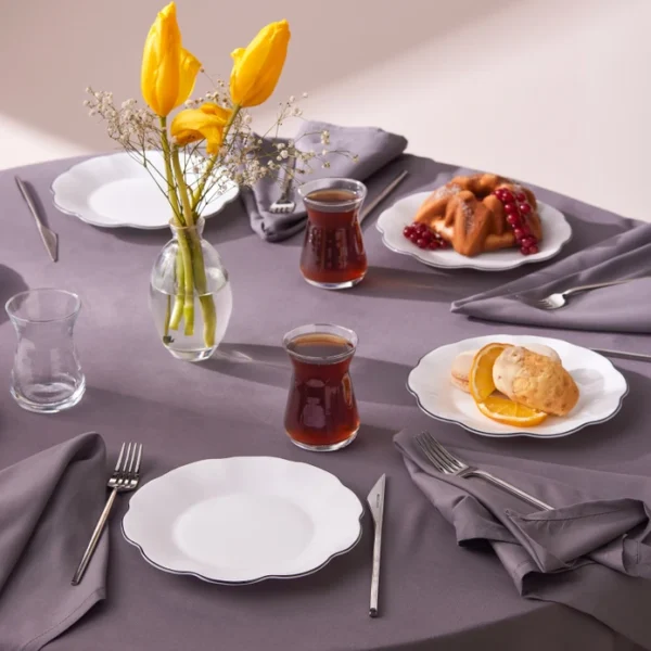 Karaca Mine Σετ 6 Πιατάκια Πάστας - 18 εκ.