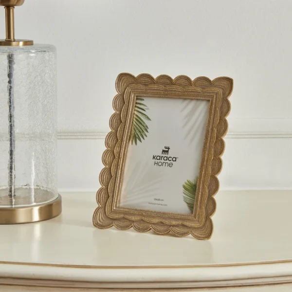 Karaca Home Elise Gold Κορνίζα Φωτογραφίας - 16x21 εκ.