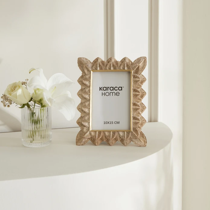 Karaca Home Rosa Gold Κορνίζα Φωτογραφίας - 16x21 εκ.