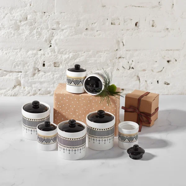 Karaca Globe Σετ Βάζα Αποθήκευσης - 7 Τεμάχια