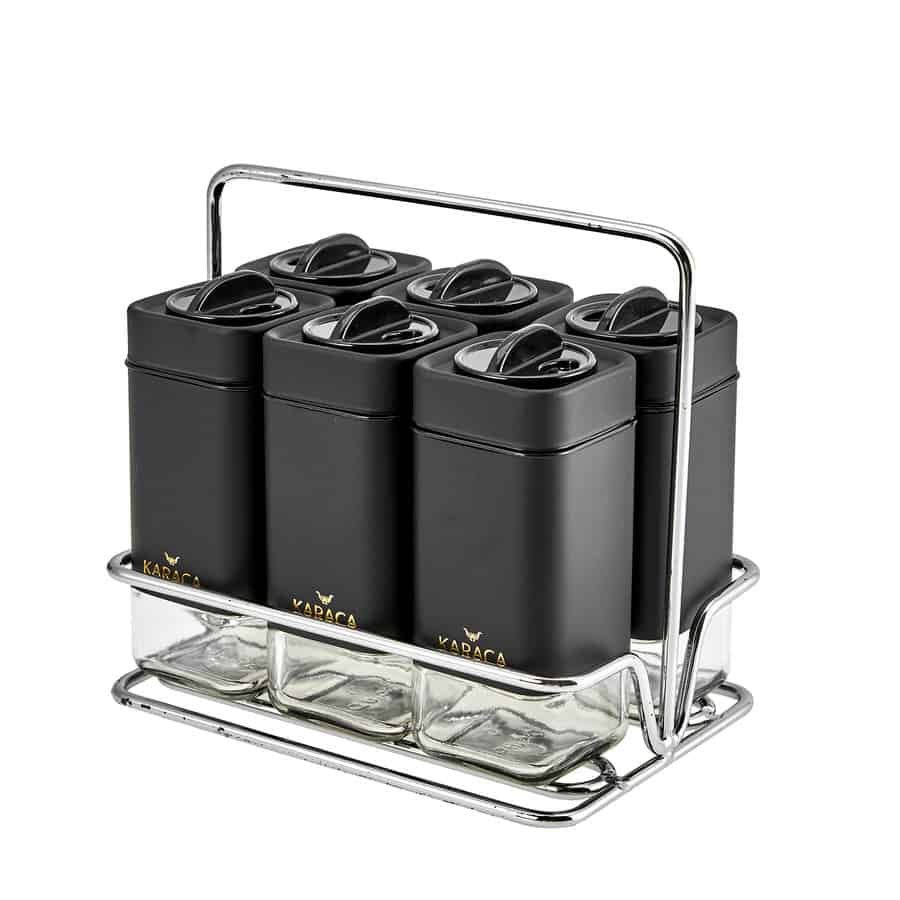 Karaca Avangart Black Gold Σετ Μπαχαρικών 7Τμχ.