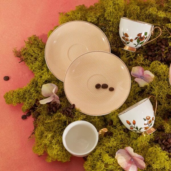 Karaca Sunny Σετ Φλυτζανιών Καφέ 4Τμχ.