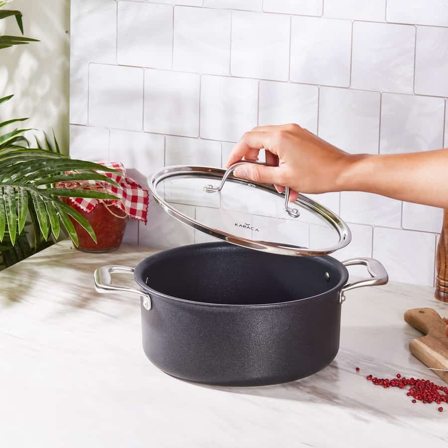 Karaca Bio Diamond Κατσαρόλα Επαγωγική 24 cm 4.8 Lt - Image 2