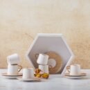 Karaca Ella Σετ Φλυτζάνια Καφέ 6Τμχ.