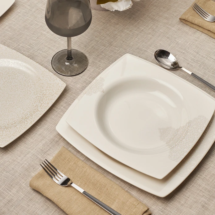 Σετ Δείπνου Πορσελάνης 6 Ατόμων 24 Τμχ