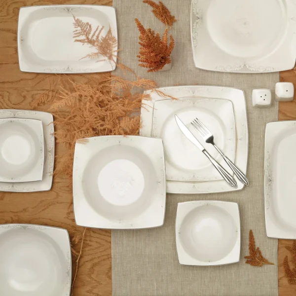 Πορσελάνινο Σερβίτσιο 12 Ατόμων 57 Τεμάχια