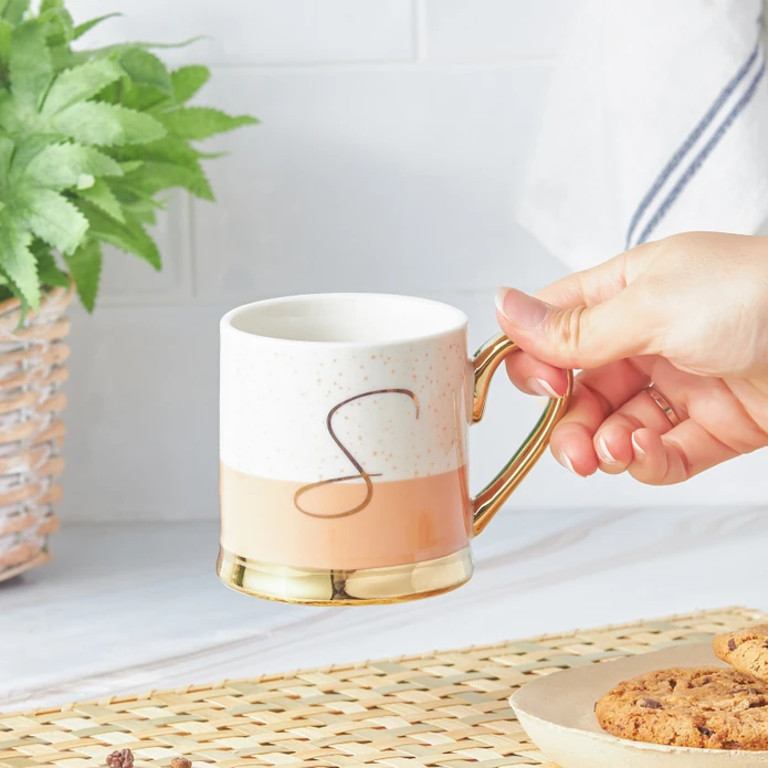 Κούπα Για Καφέ με Γράμμα S