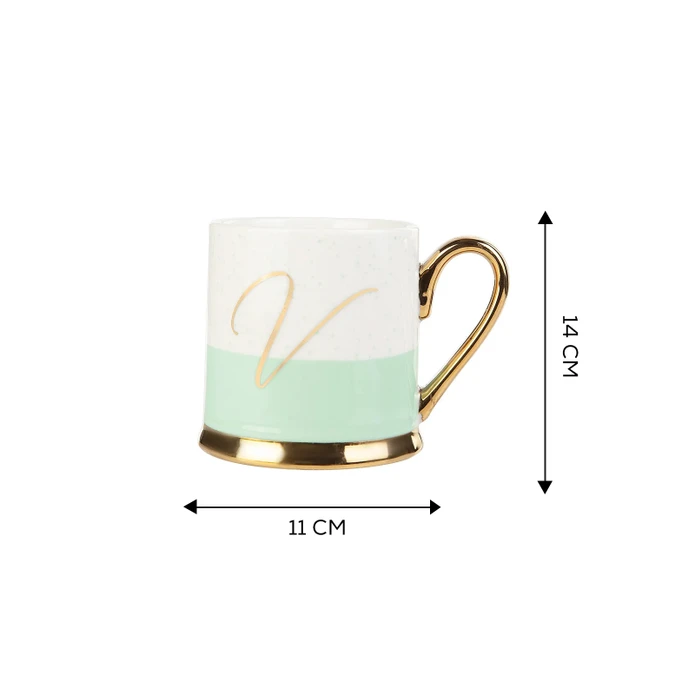 Κούπα Για Καφέ Γράμμα V