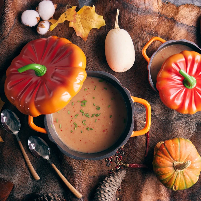 Κατσαρόλα 16cm 1,2lt Σε Σχήμα Κολοκύθας