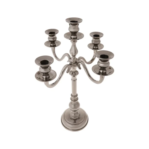 Κηροπήγιο Μαύρο 5 Θέσεων