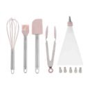 Karaca Cake Σκεύη Σερβιρίσματος Ροζ 10Τμχ.