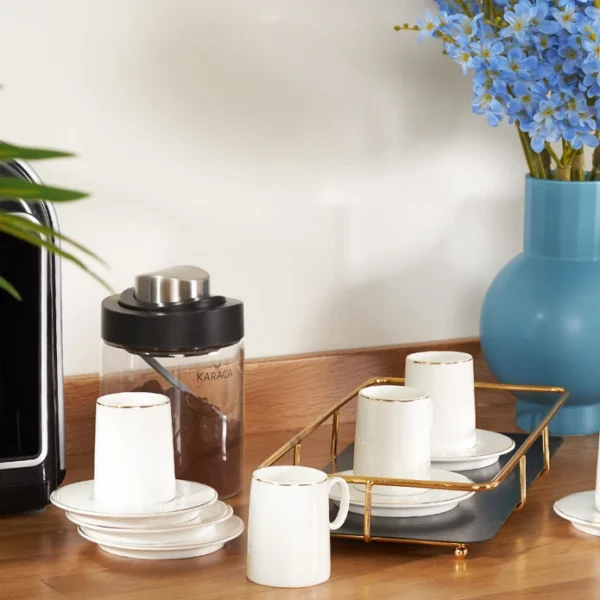 Karaca Snow Σετ 6 Φλυτζάνια Ελληνικού Καφέ - 80 ml