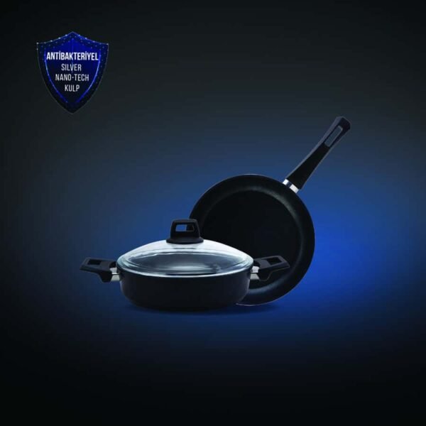 Karaca Bio Diamond Power Σετ Μαγειρικών Σκευών Αντιβακτηριδιακή Λαβή 3Τμχ.