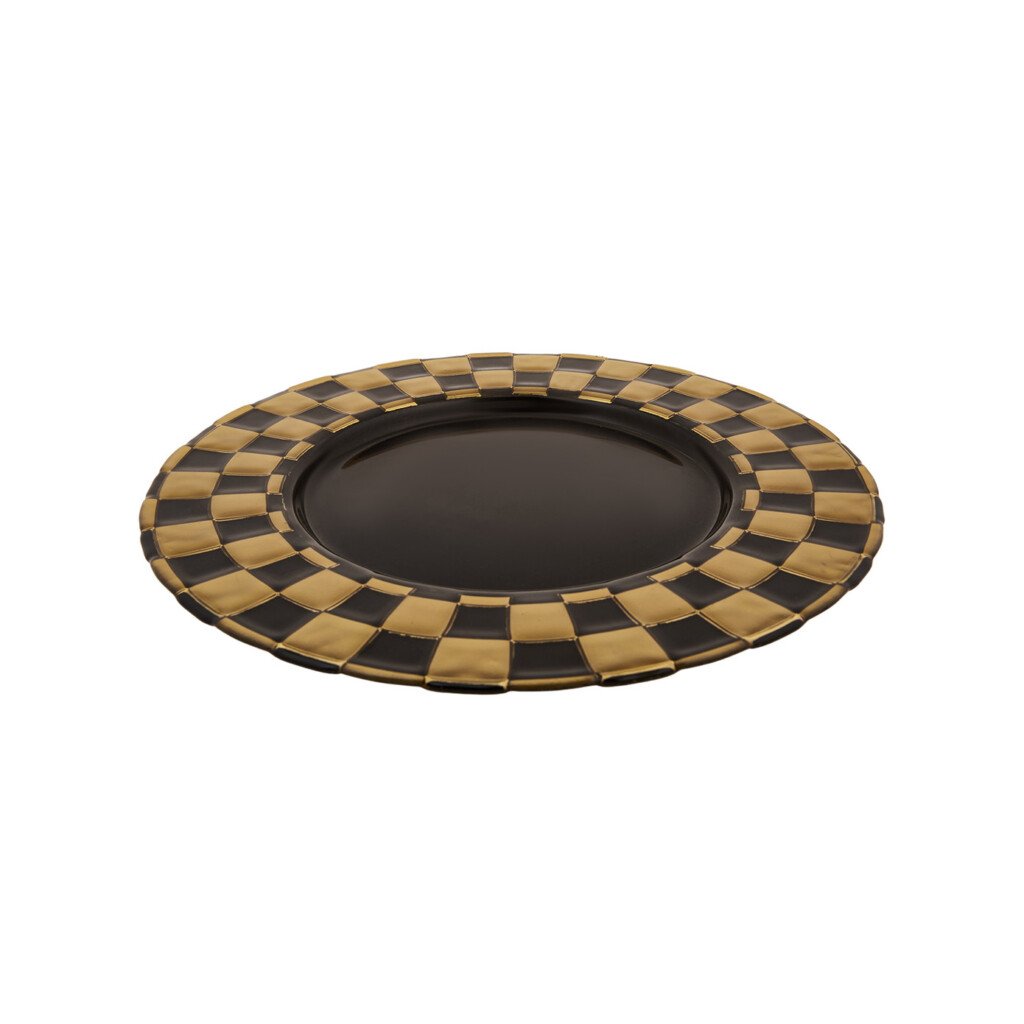 Διακοσμητική Πιατέλα Χρυσό Χρώμα - 33εκ.